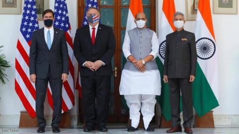 بومبيو وإسبر في الهند.. والهدف 