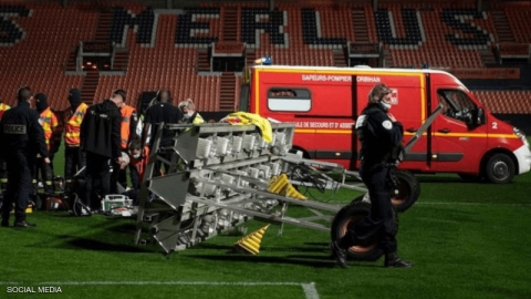 مباراة في الدوري الفرنسي تنتهي بوفاة 