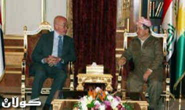 الرئيس بارزاني يبحث مع السفير البريطاني آخر تطورات الشرق الأوسط