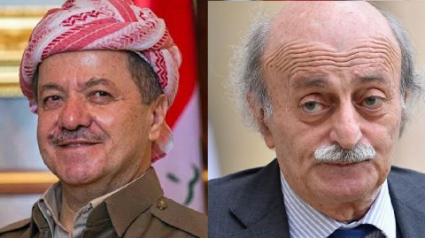 الرئيس بارزاني يتلقى اتصالا هاتفيا من جنبلاط