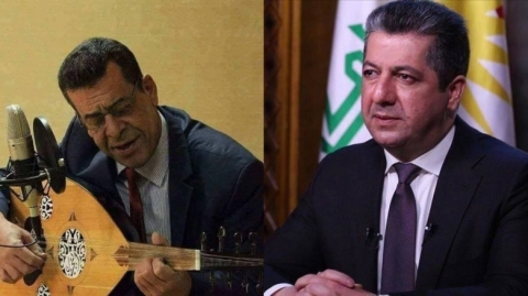 مسرور بارزاني يعزي بوفاة الفنان كامران عبد الرحمن