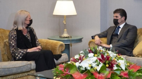 نيجيرفان بارزاني وبلاسخارت يتباحثان خلافات أربيل - بغداد