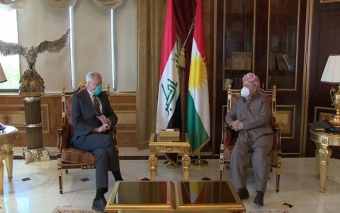 الرئيس بارزاني والمبعوث الرئاسي الأمريكي يبحثان الوضع الكوردي في سوريا ومستجدات المنطقة