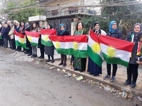 ENKS يحيي يوم العلم الكوردي بمدن وبلدات غربي كوردستان