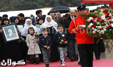 احياء الذكرى الثامنة لضحايا جريمة الاول من شباط في اربيل