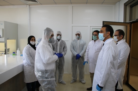 افتتاح اول مختبر خاص بأبحاث فيروس كورونا في اقليم كوردستان