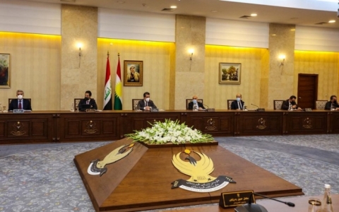 اجتماع مجلس وزراء اقليم كوردستان برئاسة مسرور بارزاني