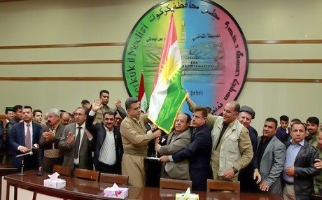 ريبوار الطالباني: لا أحد يجرؤ على اتخاذ قرار إنزال علم كوردستان في كركوك 