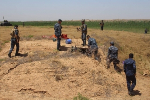 العثور على 6 أوكار لداعش جنوب كركوك