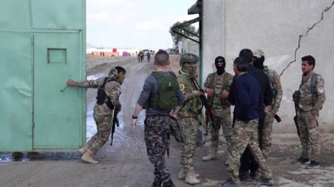 عصيان جديد للدواعش في سجن الحسكة