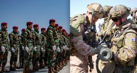 الجيش الفنلندي يدرب البيشمركة على الأسلحة الحديثة