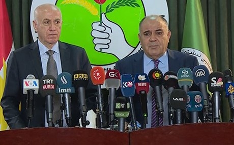 الحزب الديمقراطي والاتحاد الوطني يعلنان الاتفاق على مشروع سياسي مشترك