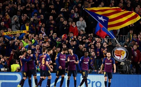 برشلونة يتأهل بسهولة لربع نهائي أبطال أوروبا