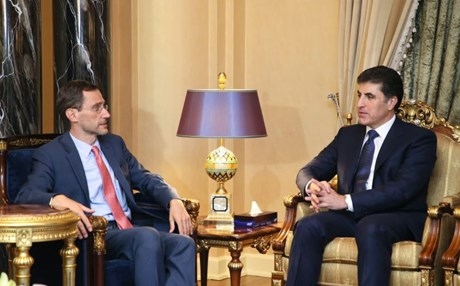 نيجيرفان البارزاني ووفد أمريكي يبحثان العمل المشترك بين أربيل وبغداد لمنع عودة داعش