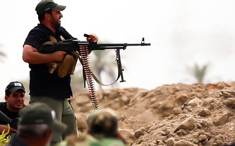 اندلاع مواجهات مسلحة بين الحشد الشعبي وداعش شمالي بابل