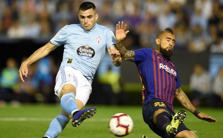 فوز هام لسيلتا فيغو على برشلونة في الدوري الإسباني