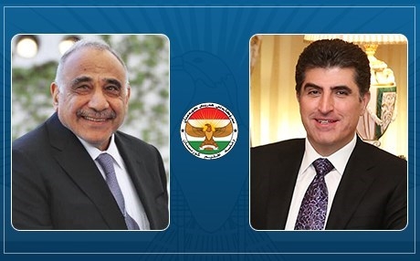 نيجيرفان البارزاني لعبدالمهدي: ستكون بداية مرحلة جديدة في توطيد العلاقات بين إقلیم کوردستان وبغداد