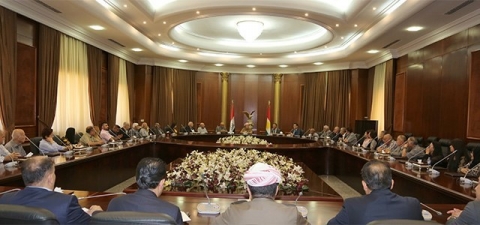 الرئيس البارزاني يستقبل عدداً من فناني ومثقفي وكتاب مدينة السليمانية