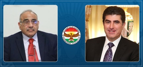 عبدالمهدي مهنئاً نيجيرفان البارزاني: تسنمكم منصب رئيس إقليم كوردستان يحقق مزيداً من الدعم للارتقاء بعلاقاتنا