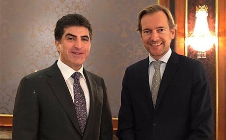  بلجيكا تثمن أعمال نيجيرفان البارزاني وتؤكد دعمها له في مهامه كرئيس لإقليم كوردستان