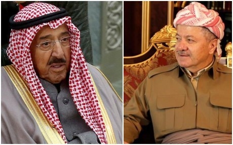 أمير الكويت يتصل بالبارزاني ويشيد بالأجواء الجديدة في العلاقات بين بغداد وأربيل