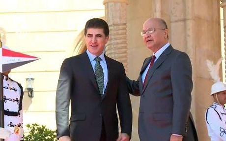 برهم صالح: زيارة نيجيرفان البارزاني لبغداد تسهم بزيادة التنسيق حول دور المؤسسات التشريعية والقانونية