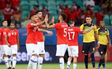 تشيلي تهزم الإكوادور وتبلغ ربع نهائي كوبا أمريكا