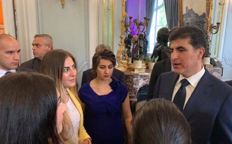 نيجيرفان البارزاني من باريس: علاقاتنا مع بغداد تسير نحو الأفضل