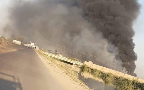 الدفاع المدني تكشف تفاصيل انفجار كدس عتاد تابع للحشد الشعبي قرب قاعد بلد الجوية