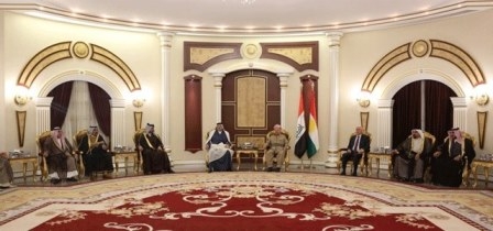 البارزاني: سنعمل بجد ودون تقصير لمساندة ودعم مطالب أهالي البصرة