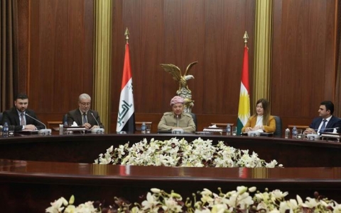 البارزاني يوجه كتلة الديمقراطي في مجلس النواب بالدفاع عن حقوق أبناء جميع المحافظات العراقية