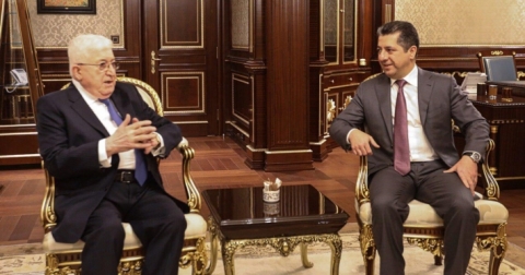 رئيس حكومة إقليم كوردستان يستقبل الدكتور فؤاد معصوم