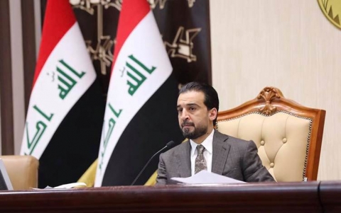 الحلبوسي يدعو إلى حضور ممثلين عن المتظاهرين إلى مبنى البرلمان لبحث مطالبهم