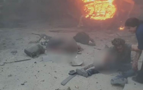 قافلة من المدنيين تتعرض للقصف على طريق تل تمر – رأس العين وتوقع ضحايا