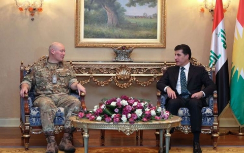 نيجيرفان البارزاني يبحث مع وفد بريطاني التطورات في كوردستان سوريا ومنع ظهور داعش مجدداً