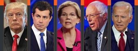 مرشحو الحزب الديمقراطي الأمريكي يتهمون ترمب بـ