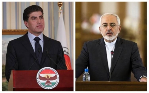 نيجيرفان البارزاني وظريف يبحثان بالدوحة الأوضاع في العراق وكوردستان سوريا