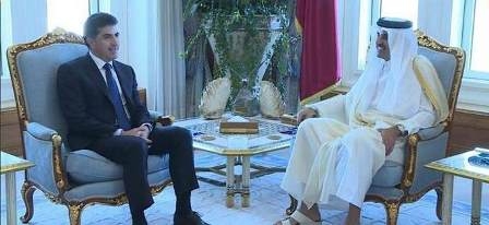 نيجيرفان البارزاني يبحث مع أمير قطر فرص استثمار القطاع الخاص القطري بإقليم كوردستان