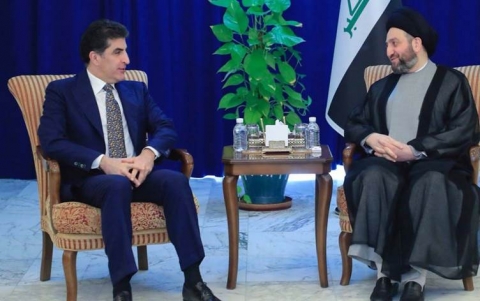 الحكيم يؤكد لنيجيرفان البارزاني أهمية إيجاد النظام الانتخابي العادل وتعديل بعض مواد الدستور