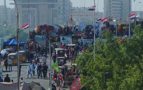 المتظاهرون العراقيون يطلبون الدعم من إقليم كوردستان