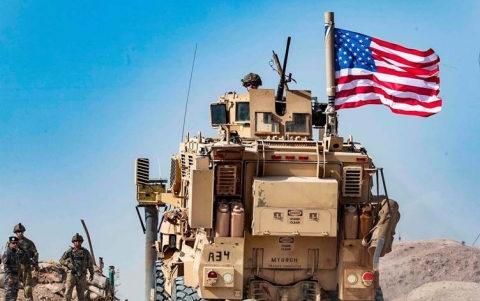 رتل عسكري أمريكي يدخل مدينة قامشلو بكوردستان سوريا