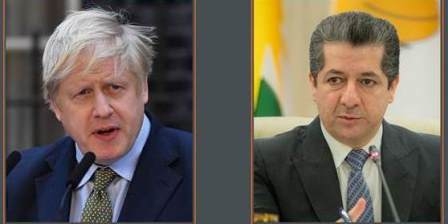 مسرور البارزاني يهنئ جونسون بفوز المحافظين في الانتخابات البرلمانية البريطانية