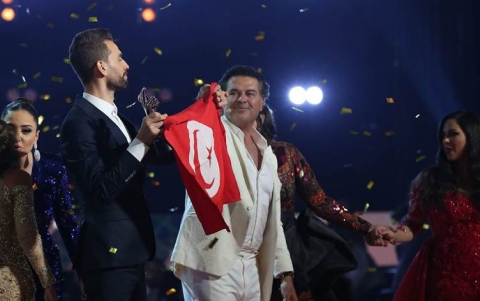 متسابق تونسي من فريق راغب علامة يتوج بلقب 