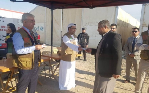 مؤسسة البارزاني الخيرية والقنصلية الإماراتية تطلقان حملة لتوزيع المساعدات على النازحين بمناسبة رأس السنة