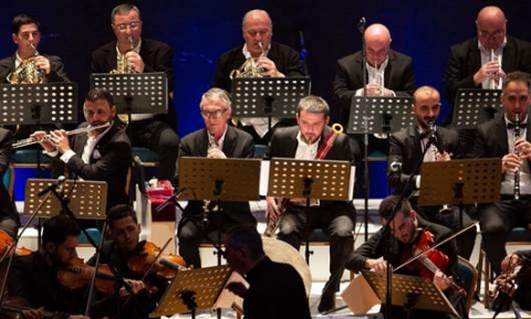 عرض موسيقي لأوركسترا كوردستان في أربيل