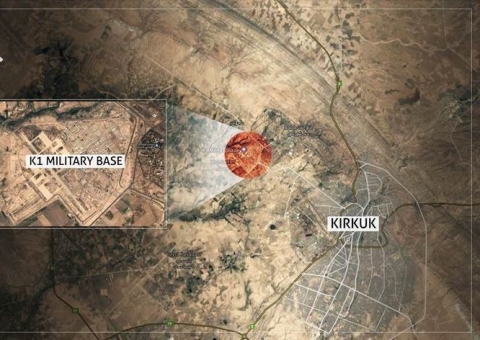 استهداف معسكر في كركوك بعدد من القذائف