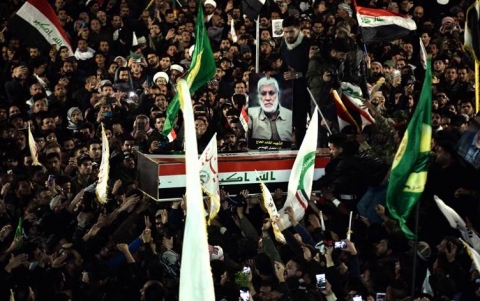 الحشد الشعبي: جثمان المهندس نُقل إلى طهران لإجراء فحص الحمض النووي