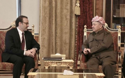 البارزاني يؤكد لمساعد وزير الخارجية الأمريكي أهمية بقاء قوات التحالف في المنطقة