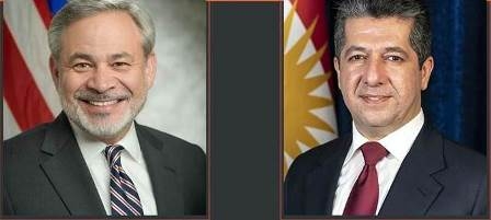 رئيس حكومة إقليم كوردستان ووزير الطاقة الأمريكي يبحثان تعزيز التعاون الاقتصادي