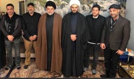 الصدر يجتمع مع قادة الحشد الشعبي في قم الإيرانية وأنباء عن تسميته 